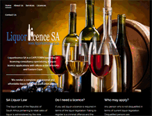 Tablet Screenshot of liquorwise.co.za